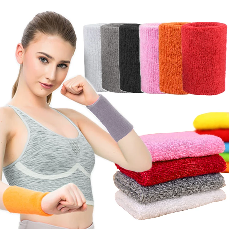 Sports Wristbands Towel Tennis Sweat Bands Wrist Guard For Basketball Volleyball padel Fitness Sweatbands Wrist Wrap Cuff