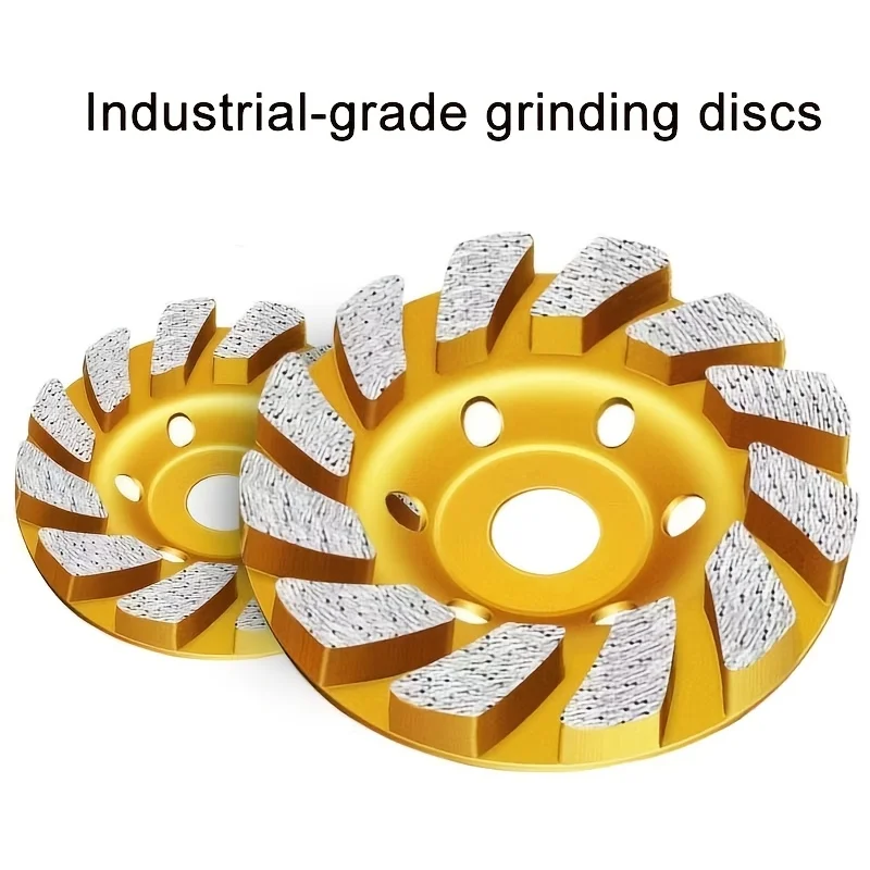 Concrete Turbo Diamond Grinding Cup Wheel 12 Segs Heavy Duty Angle Grinder Wheels For Angle Grinder