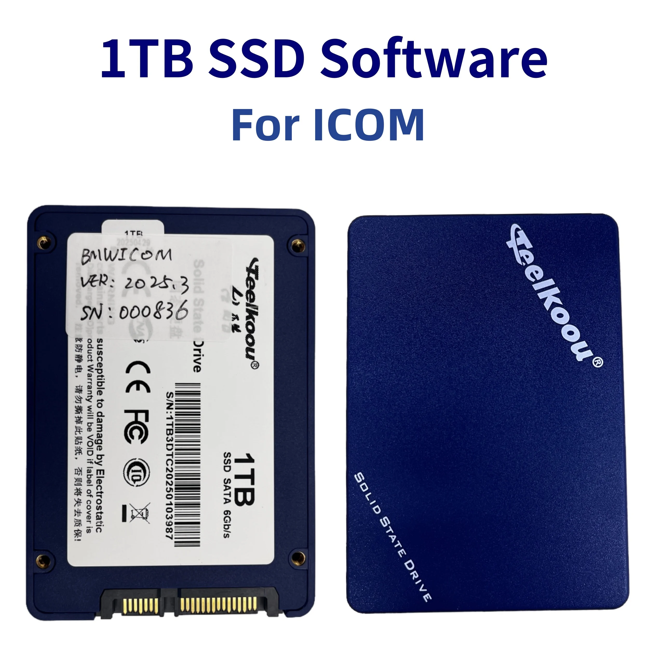 

v2025.07 для B-W ICOM: программное обеспечение для SSD/HDD на 1 ТБ с режимом Expert и системой Win10 Pro для жесткого диска