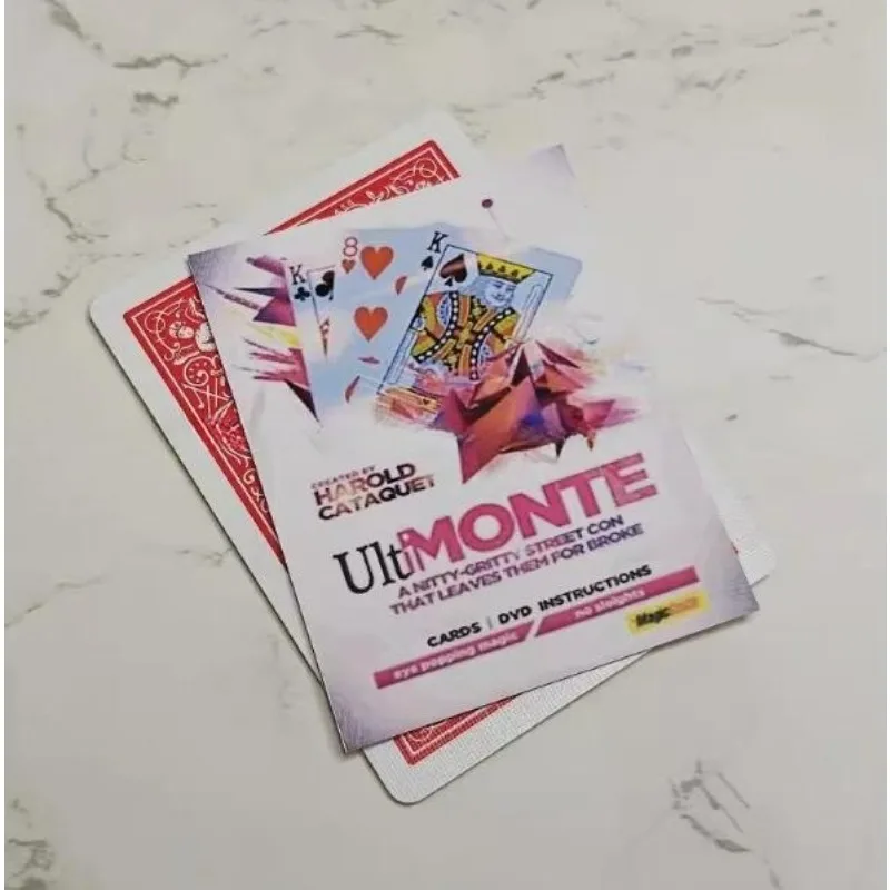 UltiMonte By Harold Cataquet A Visual Card Miracle Poker Deck Magic Tricks Gimmicks Close Up Magic Props Magician Magia Illusion