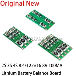 2S 3S 4S Balance Board 8.4V 12.6V 16.8V 18650 Polymer Li-ion Lithium Battery Balancer BMS 100mA Balanced Current