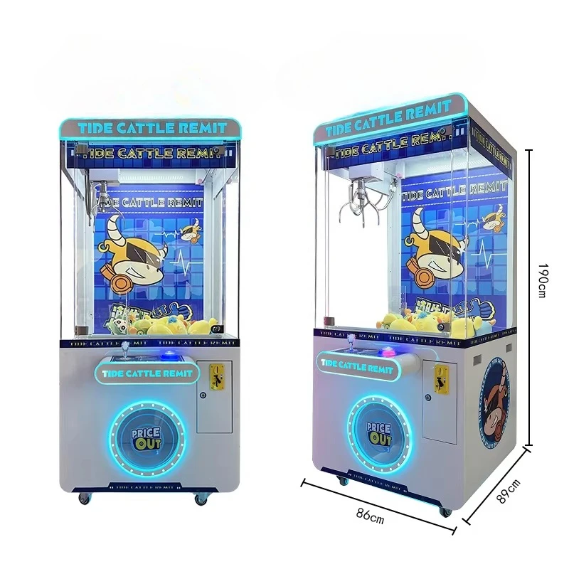 

Doll Grabbing Machine Clip Machine Transparent Coin Fishing Doll Machine Video Game City Entertainment Large Commercial