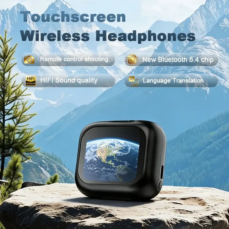 

Наушники с Bluetooth и ИИ-переводом, сенсорный ЖК-экран, многоязычные ​ ​ Поддержка Bluetooth-наушников. Долгое время автономной работы.