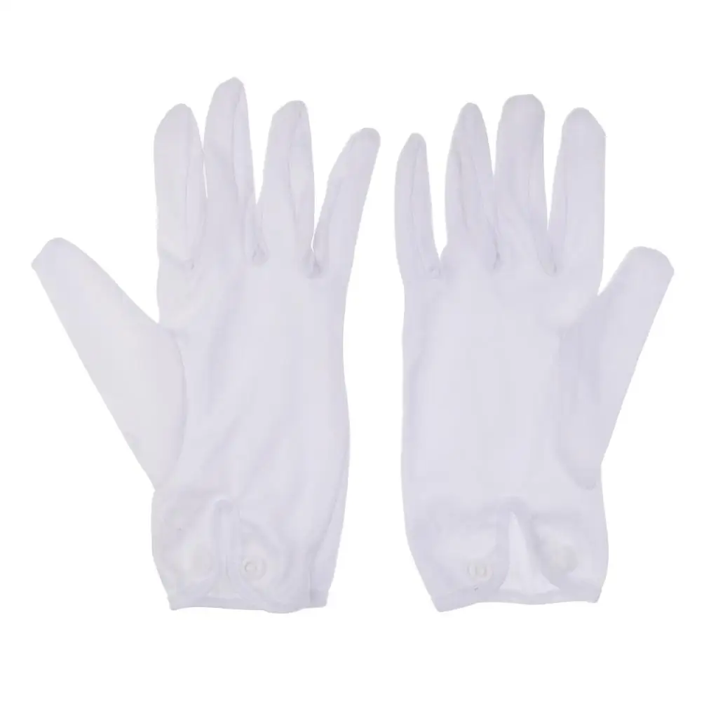 1 Pair Soft Protective Gloves Pool Cue Referee Gloves - Size