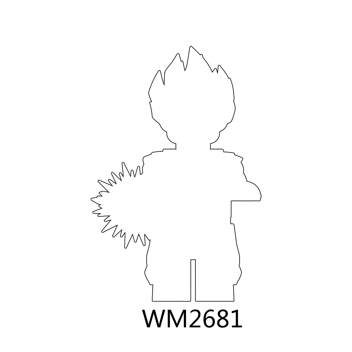 WM6178 figurines d'anime blocs de construction jouet WM2674 WM2675 WM2676 WM2677 WM2678 WM2679 WM2680 WM2681