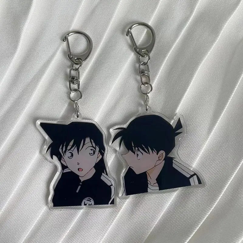 Detective Conan Mouri Ran Cute Cartoon Periphery Toy Kawaii Keychain Couple Pendant Adorkable Bag Decoration Kid Christmas Gift