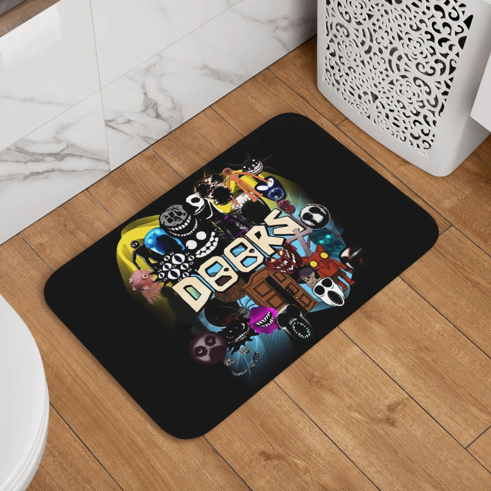 Custom Game Doors Cartoon  Front Floor Door Entrance Mat Outdoor Anime  Bathroom Kitchen Doormat Garden Carpet Rug