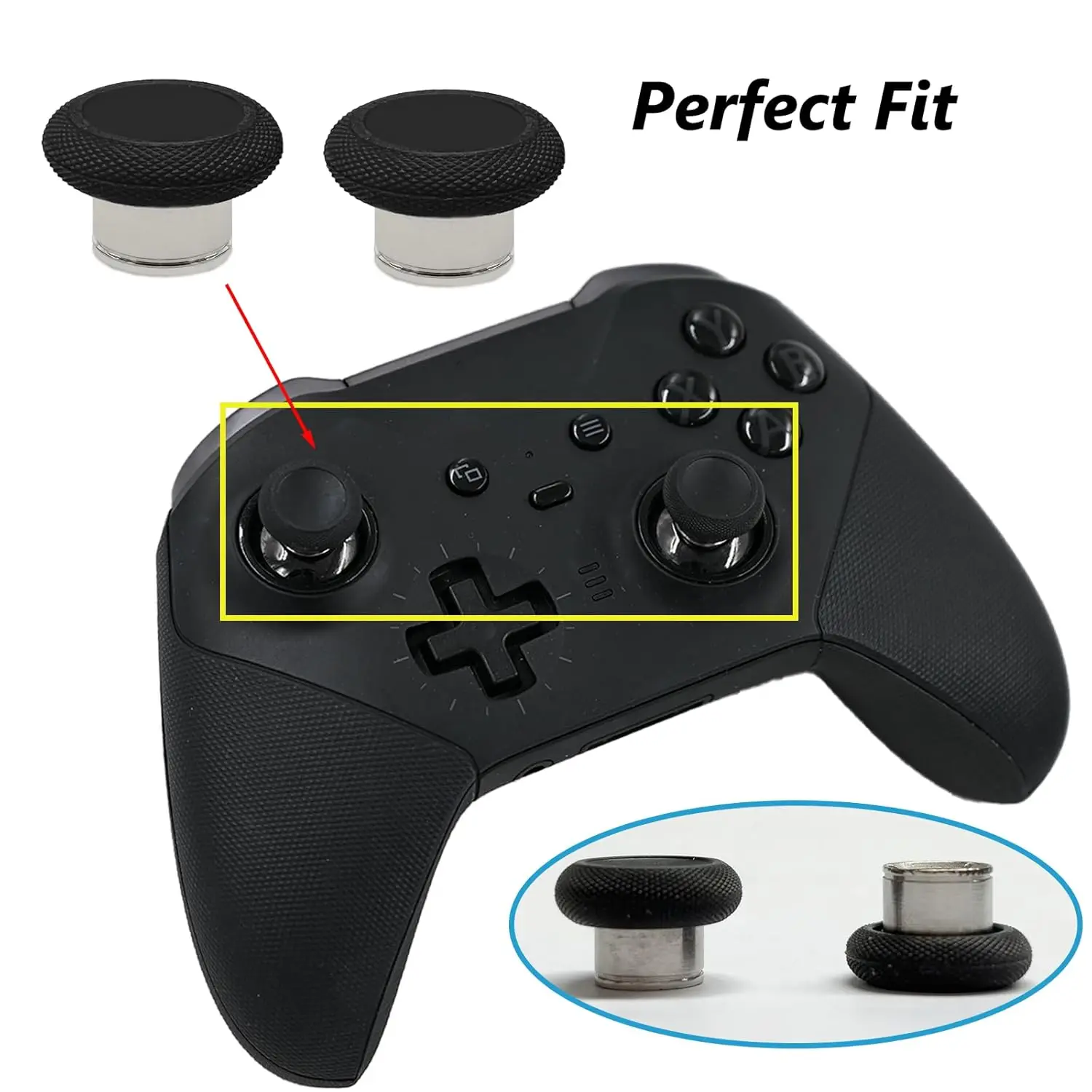 Xbox One Elite Series 2 Controller Replacement Thumbstick Swap Set 2x Low Sticks