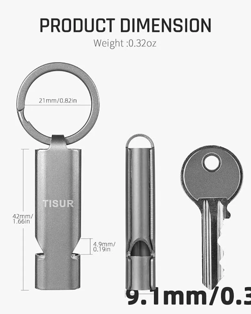 Ultra Loud Emergency Survival Whistle Portable Keychain Waterproof Outdoor Safety Signal Whistle Dog Training Pet Whistle