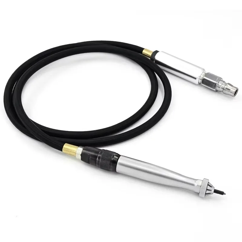 Precision Industrial Engraving Pen - Pneumatic Tool for Fine Part Numbering on Metal Surfaces