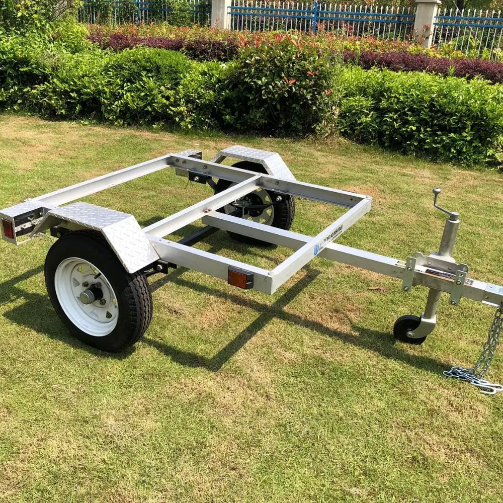 4'x4' Aluminum Small Car Utility Trailer Lightweight Compact Trailer