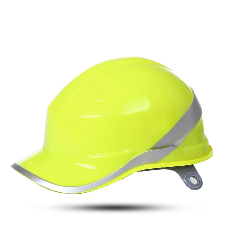 Imagem -05 - Chapéu Duro Segurança Capacete Alta oi Vis Baseball Adesivo Reversível Chapéu Segurança Proteção Construção Hard Hat Bump Cap