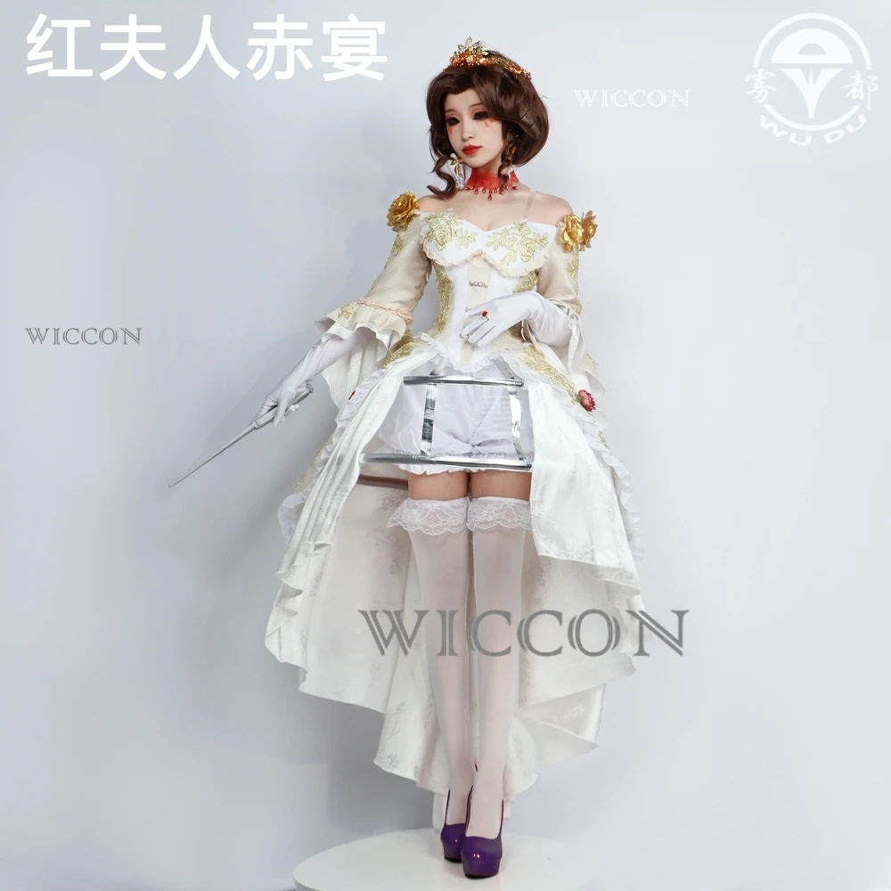 Game Identity V Bloody Queen Bloodbath Cosplay Costume Women Female Identity V Hunter Cos Mary Clothing Wig Halloween Carnival