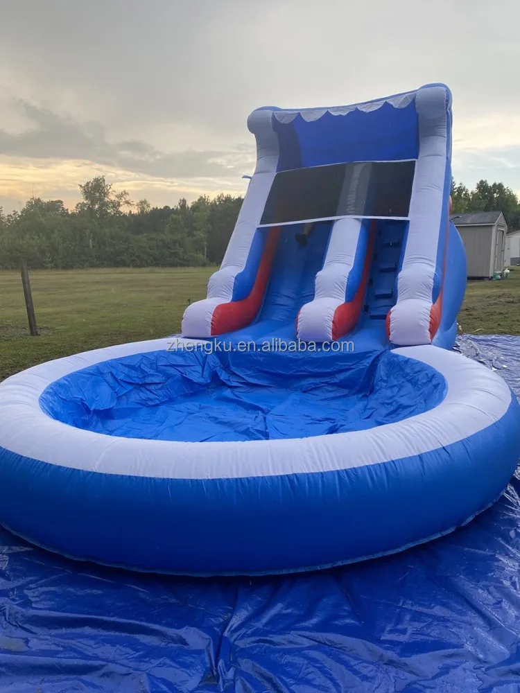 

Commercial Inflatable Water Slide With Pool for Kid Big Bounce House Jumper Bouncy Jump Castle Slide for Adultpromote sales