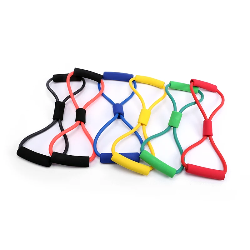 Yoga Eight-figure Stretcher Chest Enlargement Fitness Ring Eight-figure Tension Rope Body-shaping Fitness Equipment for Girls image 4