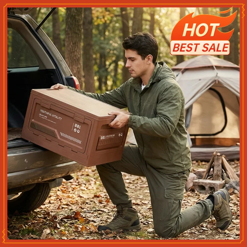 Outdoor Camping Folding Storage Box - Caixa de Armazenamento Externa Dobrável para
