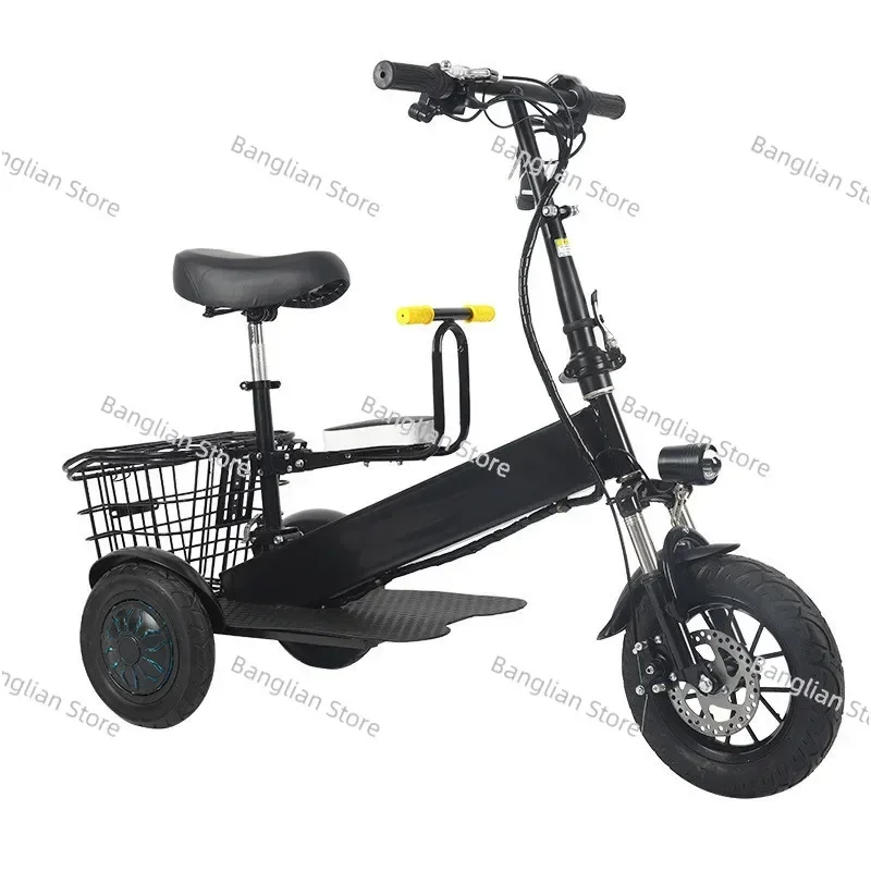 Lightweight Lithium Battery Car, Electric Small Tricycle, Commuting Car, Folding Car