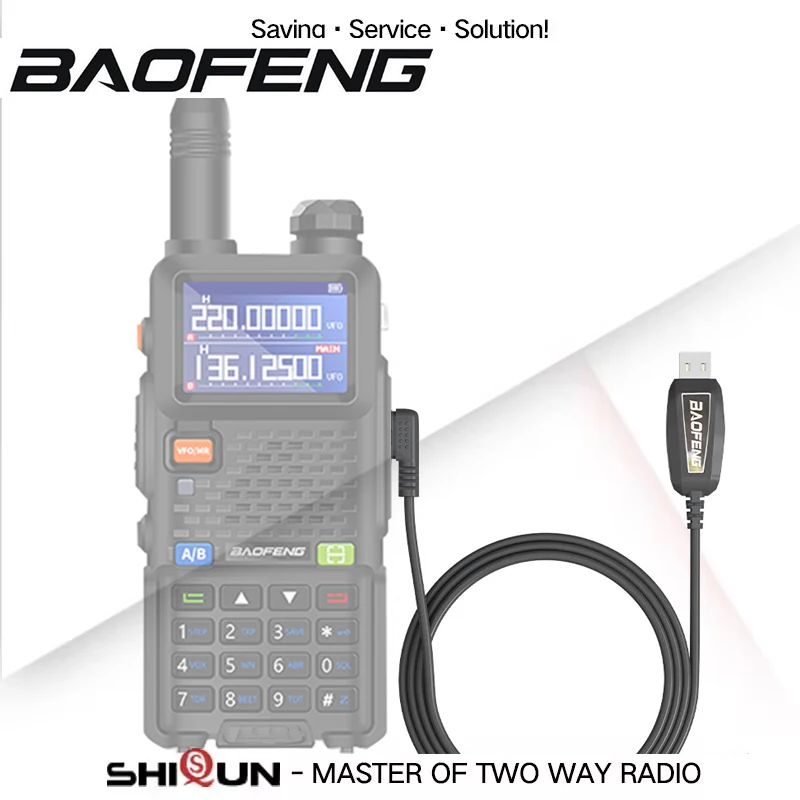USB Programming Cable for UV-5RHProMax UV-18 Pro Max UV-17 UV-25 Quansheng UV-K6 Support Window 11 Driver Free Radio Accessories view 6