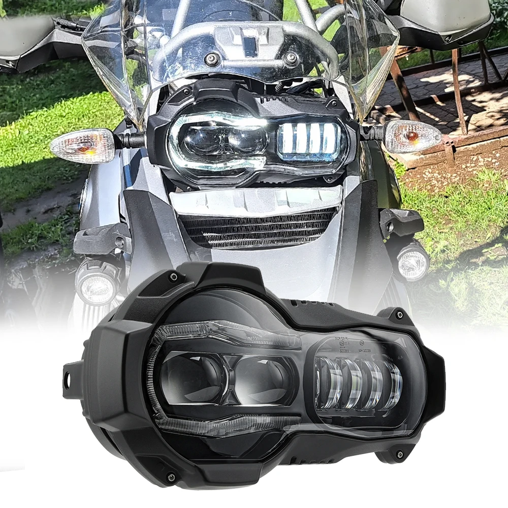 

Motorcycle LED Headlight High Low Beam DRL Headlamps Assembly For BMW R1200GS LC R 1200GS 2004-2012 R 1200GS ADV Emark