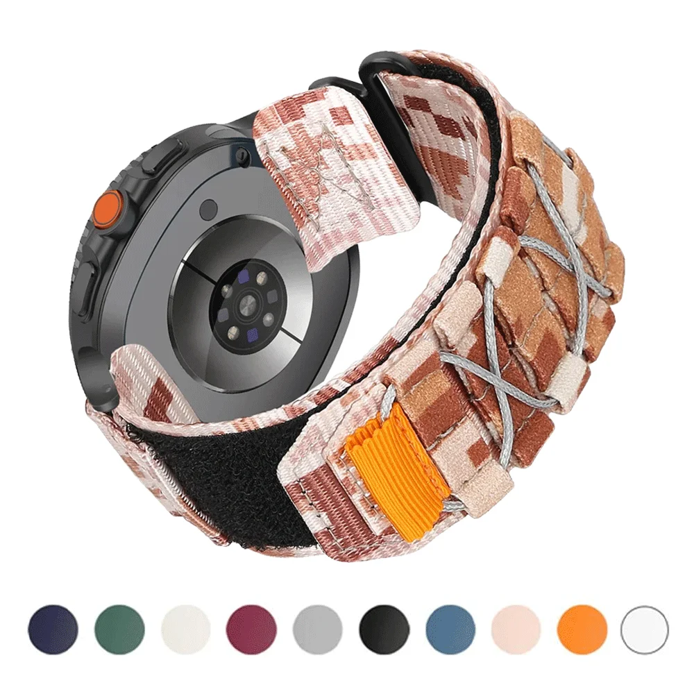 

Нейлоновый ремешок с дорожной петлей для Samsung Galaxy Watch 8 Ultra 2 Correa, спортивный браслет на запястье для Samsung Galaxy Ultra 47 мм, аксессуары