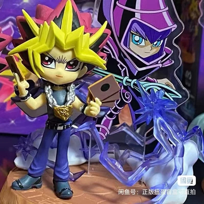 

Re-Ment Yu-Gi-Oh! Коллекция фигурок Duel Monsters Duelist, слепая коробка, волшебник Viper, зеленоглазый белый дракон, модель дисплея, игрушка Gif