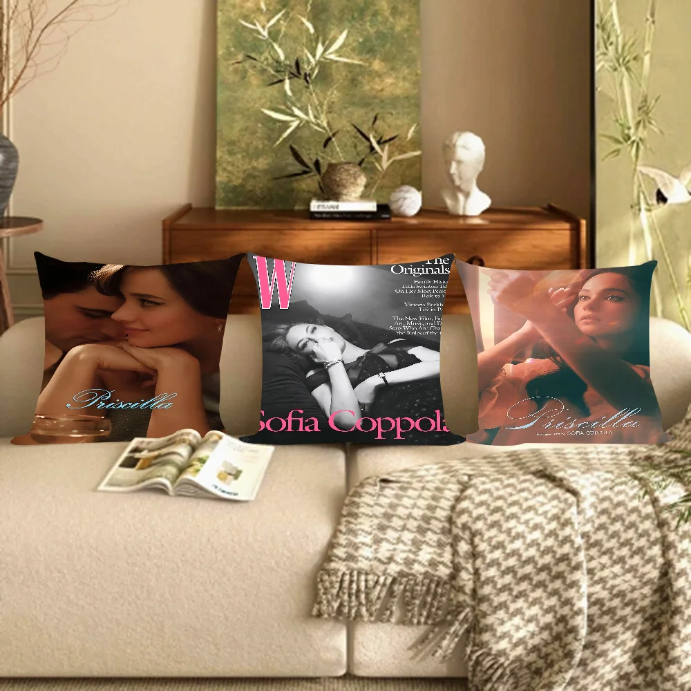 

Priscilla Sofia Coppola 2023 New Movie Cushion Cover 30x50 Polyester Sofa Cushions Decorative Pillow Home Decoration Pillowcover