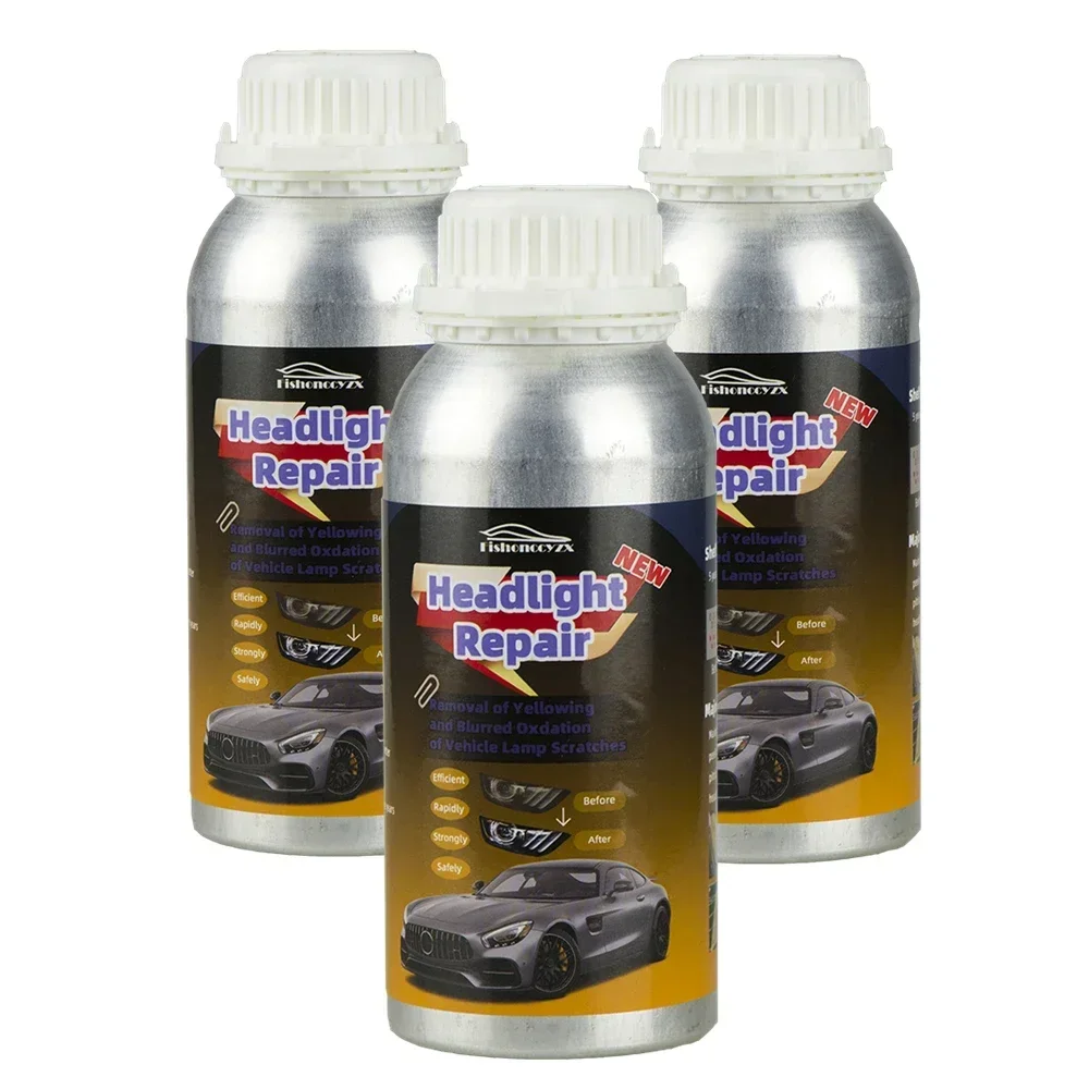 

800ml Headlights Liquid Polymer Headlight Chemical Polish Repair Fluid Refurbishment Scratch Repair Polishing Headlights Kit