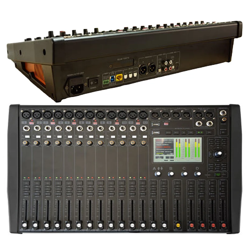 Factory Price Professional 12 Channel Sound Studio Mixer De Audio Profecional Conference For Dj Controller Audio Mixing Console