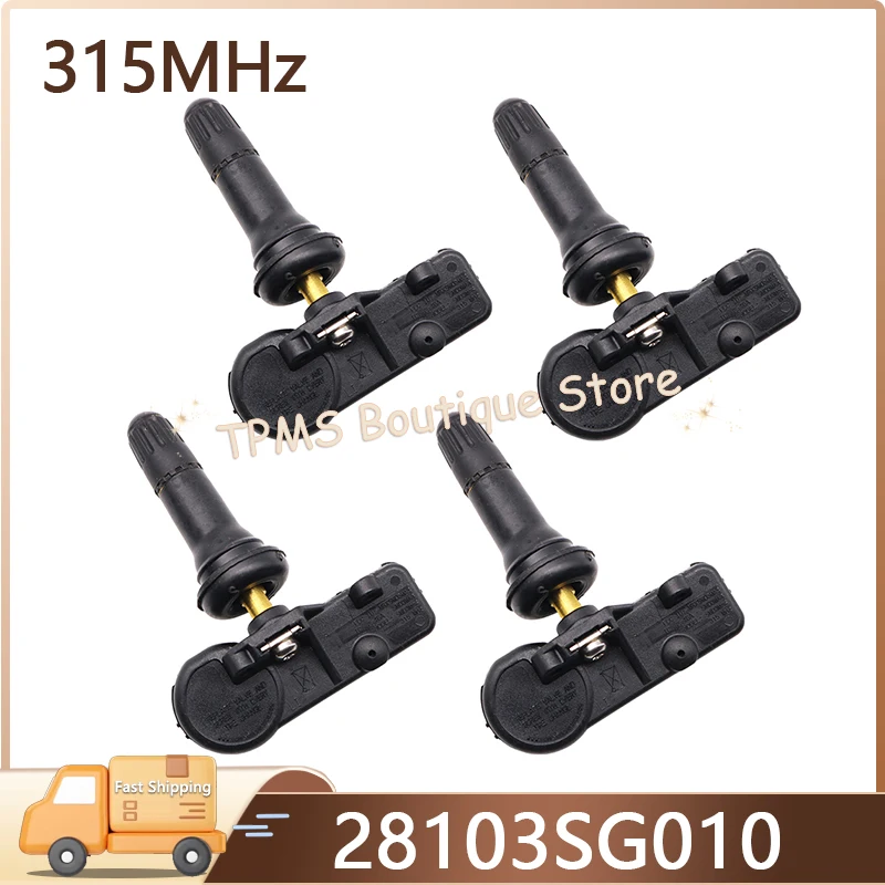 

TPMS Tyre Pressure Sensor 4pcs 315MHz 28103SG010 For Subaru Forester Tribeca B9 Crosstrek XV Crosstrek Impreza WRX STI Tribeca