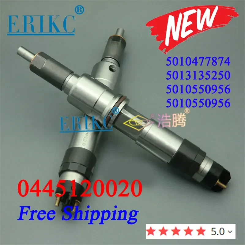 Common Rail Injector 0445120020 Fuel Injector Assy 0 445 120 020 New Diesel Injection 0445 120 020 for RENAULT 50 10 550 956