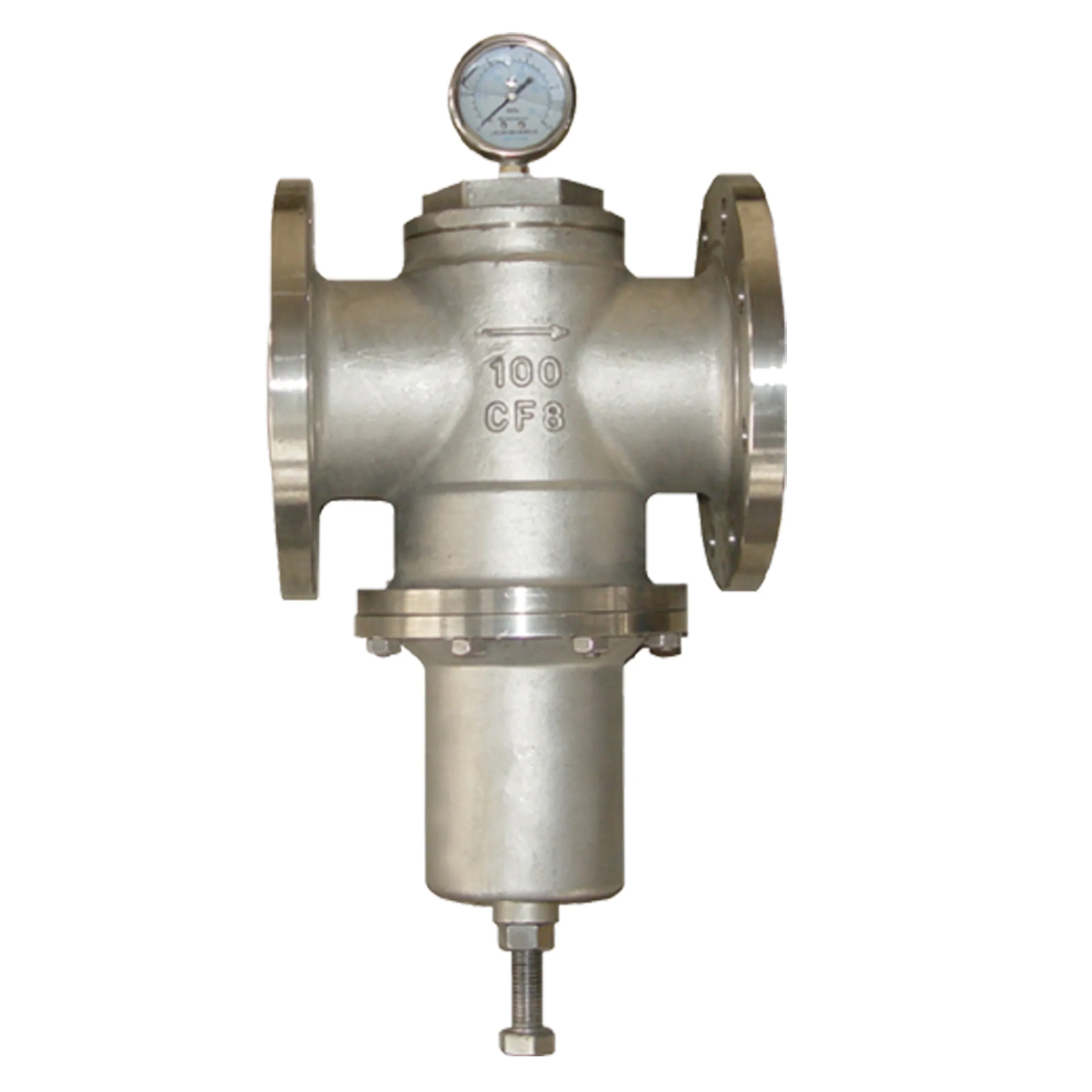 

API Factory Hot Sale Flange Direct Acting Pressure Reducing Valve SS Steel for Water Oil Gas