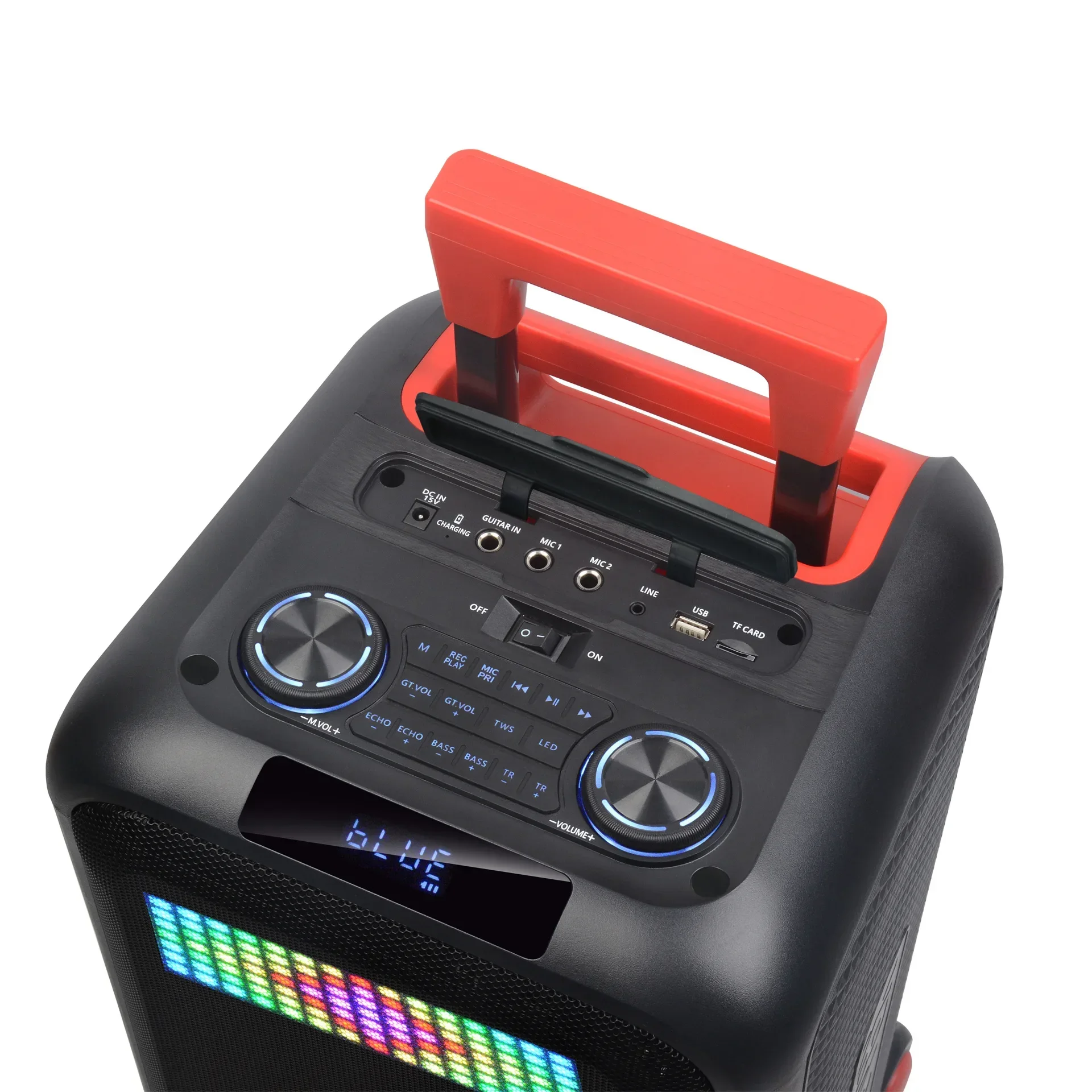 NDR speaker 8-inch double speaker lantern outdoor bluetooth square dance battery audio mobile tie rod portable - Image 4