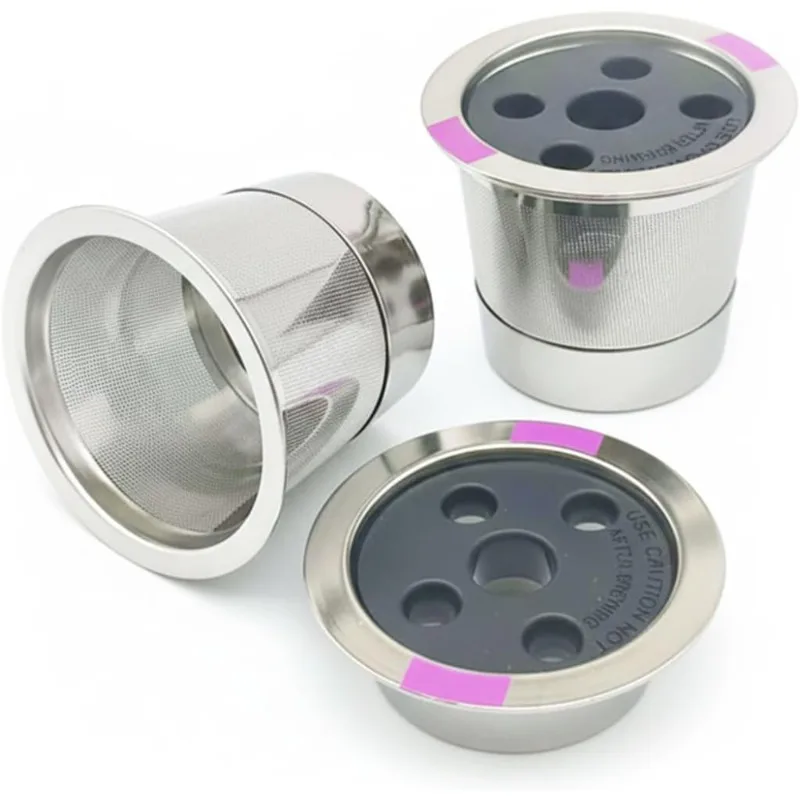Reusable K Cups,Universal Stainless Steel Reusable Coffee Pods,Refillable Single K Cups for K 2.0 and 1.0 Coffee Maker