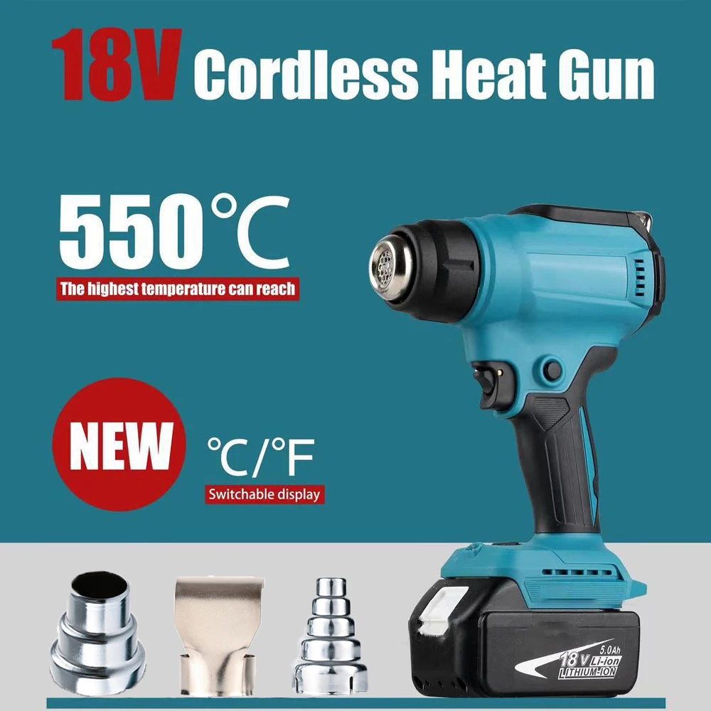 

MT Blue Hot Air Gun Bare Machine (цифровой дисплей) Литиевая батарея Горячий фен Двухскоростной цифровой контроль температуры Маленький провод