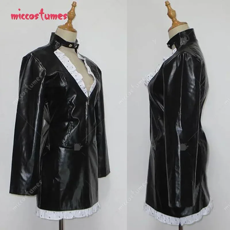 

Cymiccostumes Women's Robin Cosplay Costume Deep V Long-Sleeve Dress and Knee Socks