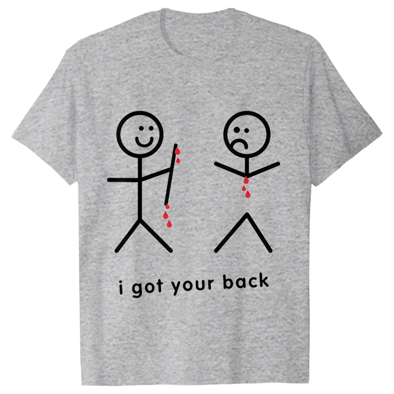 I Got Your Back Novelty Men\'s T Shirts Summer Funny Graphic Tops Funny Streetwear Short Sleeve Tees Casual T-shirt Men Clothing