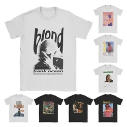 Blond Franks Rapper Ocean T Shirts Men's Cotton Casual T-Shirt O Neck Hip Hop Music Tee Shirt Short Sleeve merchandise Gift Idea