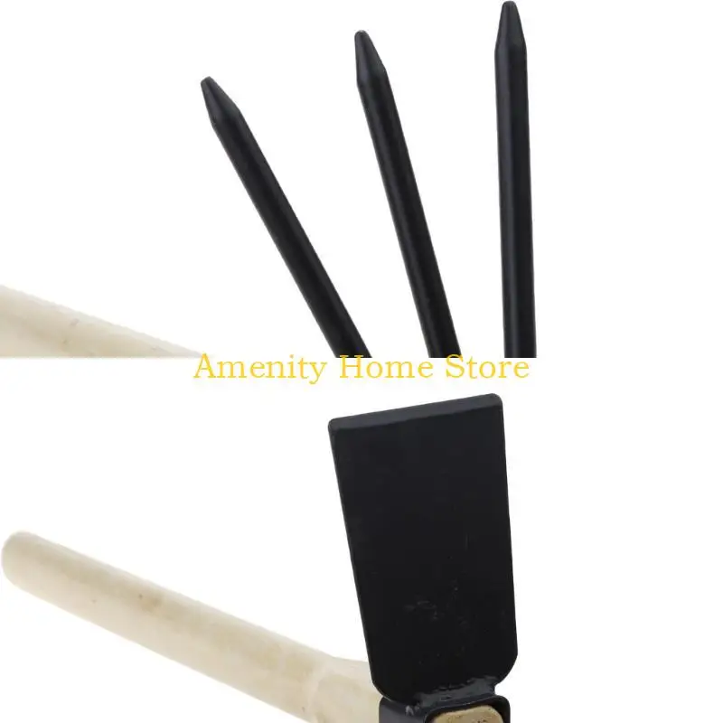 

F26C Инструмент из стали, ручной инструмент для разрыхления почвы, многофункциональная нескользящая ручка и антикоррозийная для