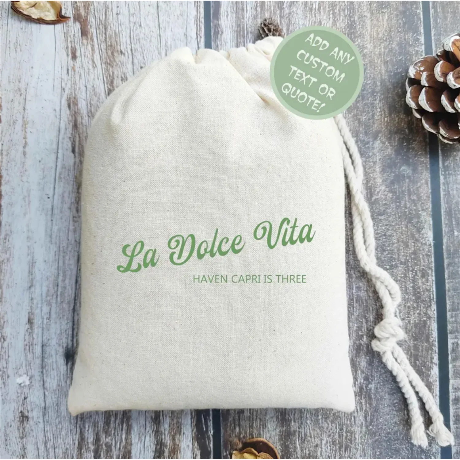 25 Pcs La Dolce Vita Italian Favor Bag | Wedding Favor Bags | Italian Wedding Welcome Favor Bag | Italian Wedding Favors | Desti