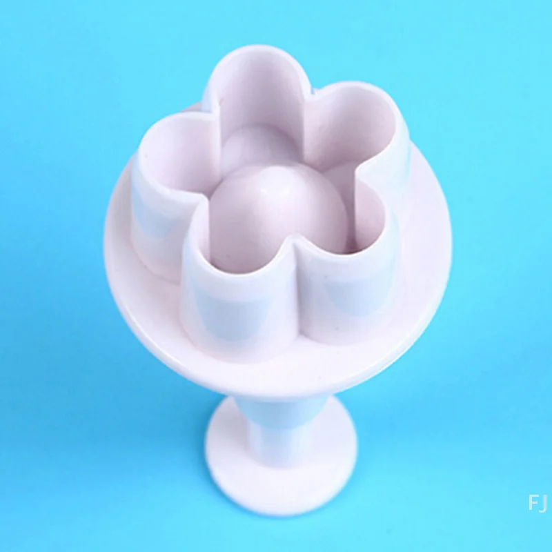 

[YU]4Pcs/set DIY bake mold flower shape 3D cookie cutter biscuit molds kitchen tool