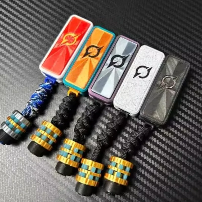 Fidget cartão de impulso magnético spinner faca mecânica slider catraca roda empurrando placa edc aliviar anti estresse alívio brinquedo sensorial