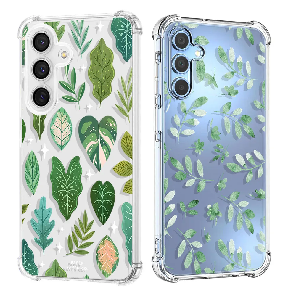 Summer Green Leaves Phone Case For XiaoMi RedMi 10 A 12 C 13 14 Note 10 S 11 12 13 Pro 14 Pro Plus 4G 5G Soft TPU Back Cover