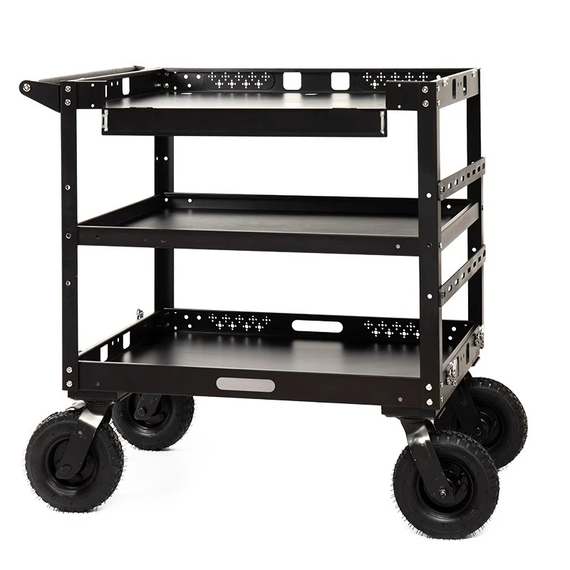 

Mobile Director Car Film and Television Equipment Tool Car Monitor Crew Material Storage Multi-layer Heavy-duty Trolley