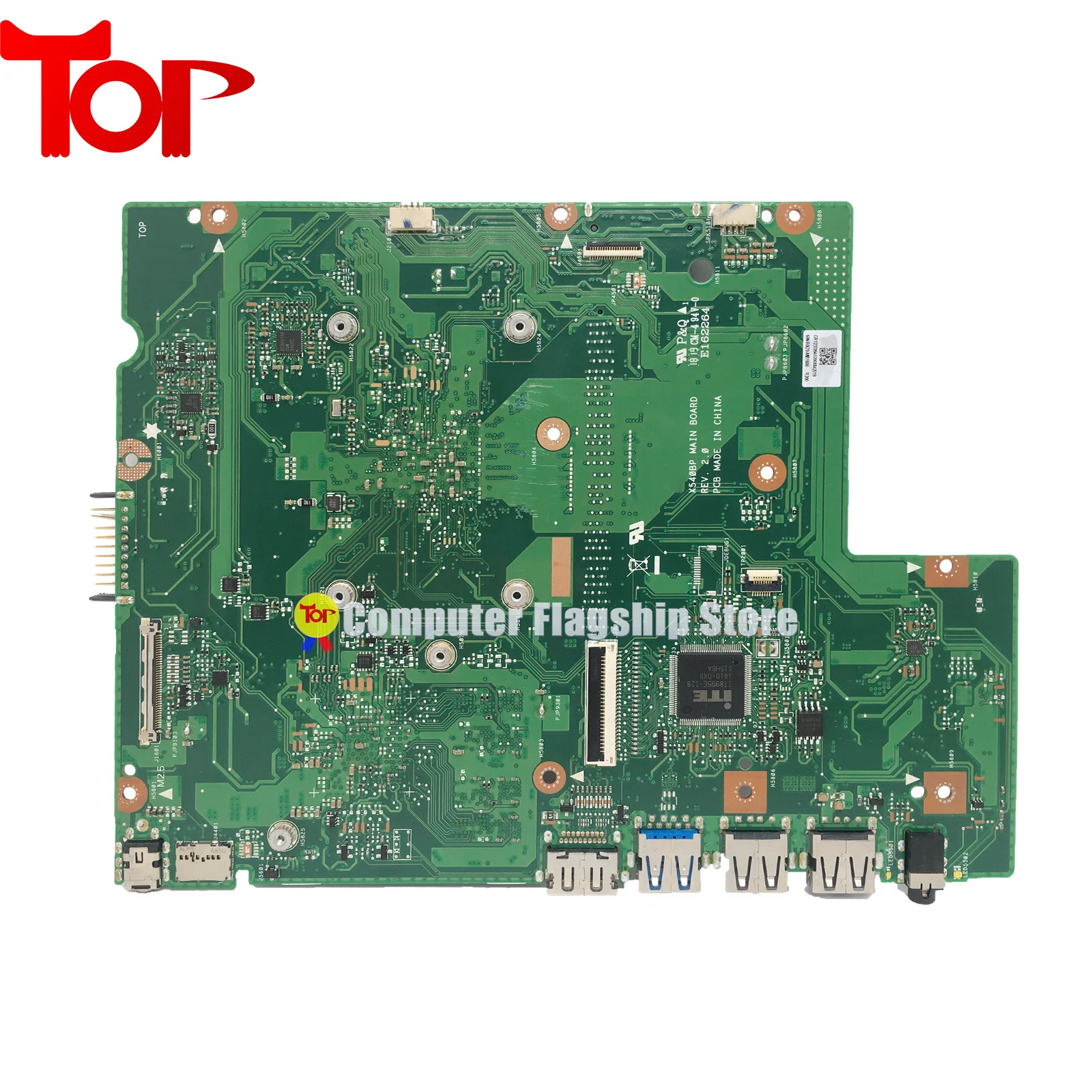 Imagem -04 - Kefu-placa-mãe Portátil para Asus Vivobook 15 X540bp X540ba X540b X540 Amd A4-9125 A6-9225 A9-9425 Cpu V2g Uma Gpu