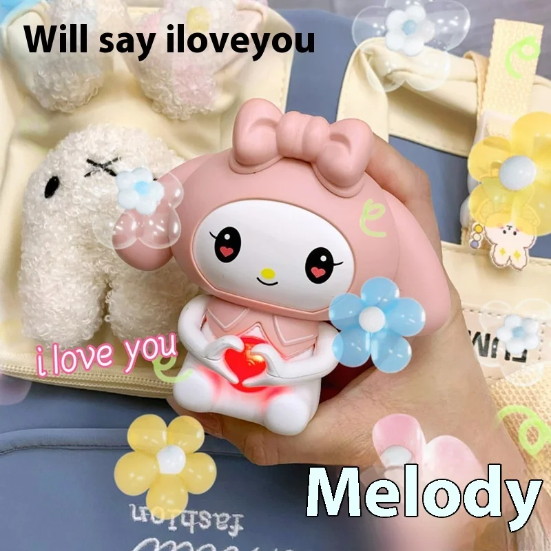 Sanrio Melody Hello Kitty Gives Girlfriend A Love Confession Gift For Valentine'S Day. Internet Celebrity Can Talk I Love You Ki