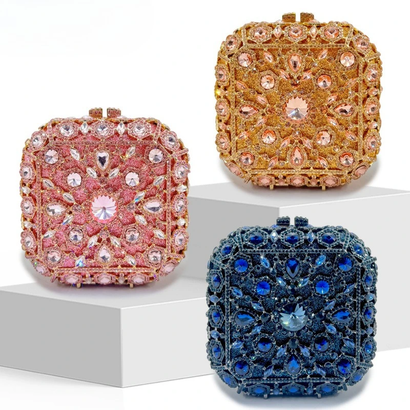

Rhinestone Wedding Dinner Bag Crystal Hot Diamond Evening Bag