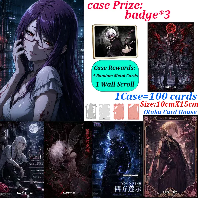 Tokyo Ghoul Cards Youxu Canming Series Full Acrylic Shikishi Art Board Collectible Anime Color Print Whole Carton Bulk Wholesale