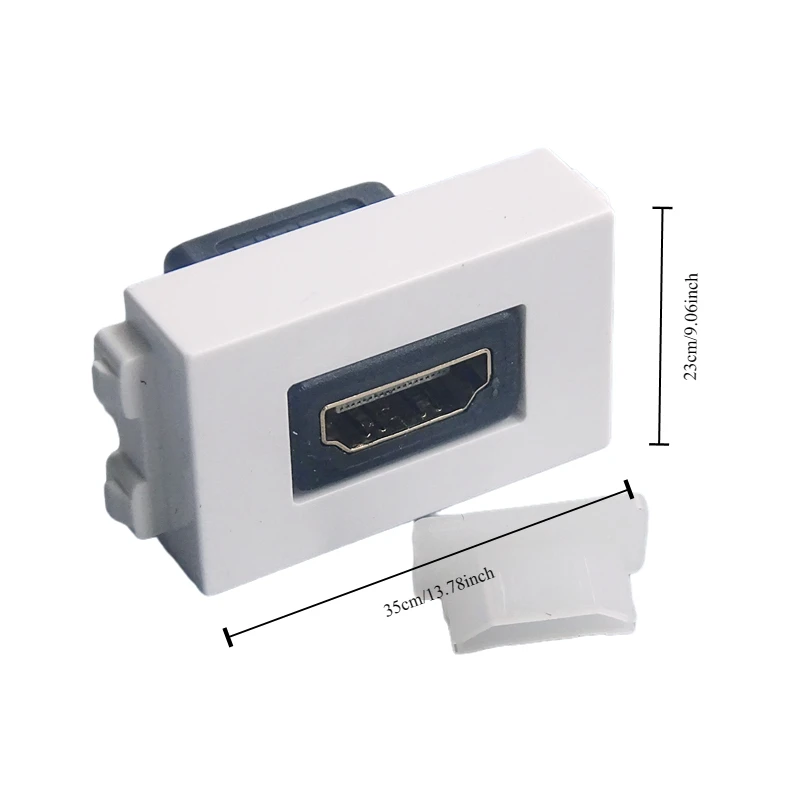 Wall mounted HDMI high-definition direct docking female to female panel module for computer monitor monitoring equipment