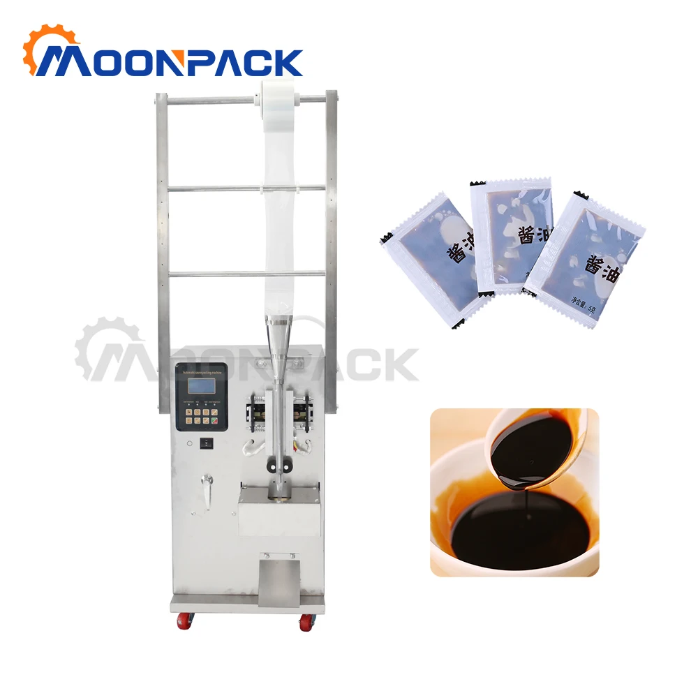 

Moonpack MP-VFFS-L Pouch Packing Machine Auto Vertical Water Milk Bag Liquid Sachet Multi-function Filling Packaging Machine