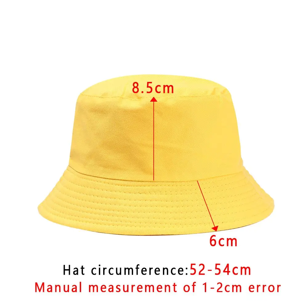 Unisex Girls Basin Chapeau Sun Prevent Hats Summer Foldable Bucket Hat Children Outdoor Sunscreen Cotton Fishing Hunting Cap